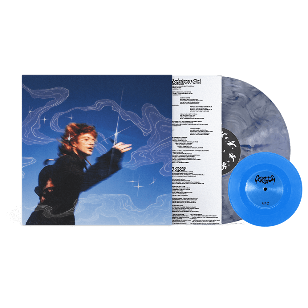 Running With Scissors Vinyl - Blue Steel w/ Alt Cover & NPC Flexi image 0