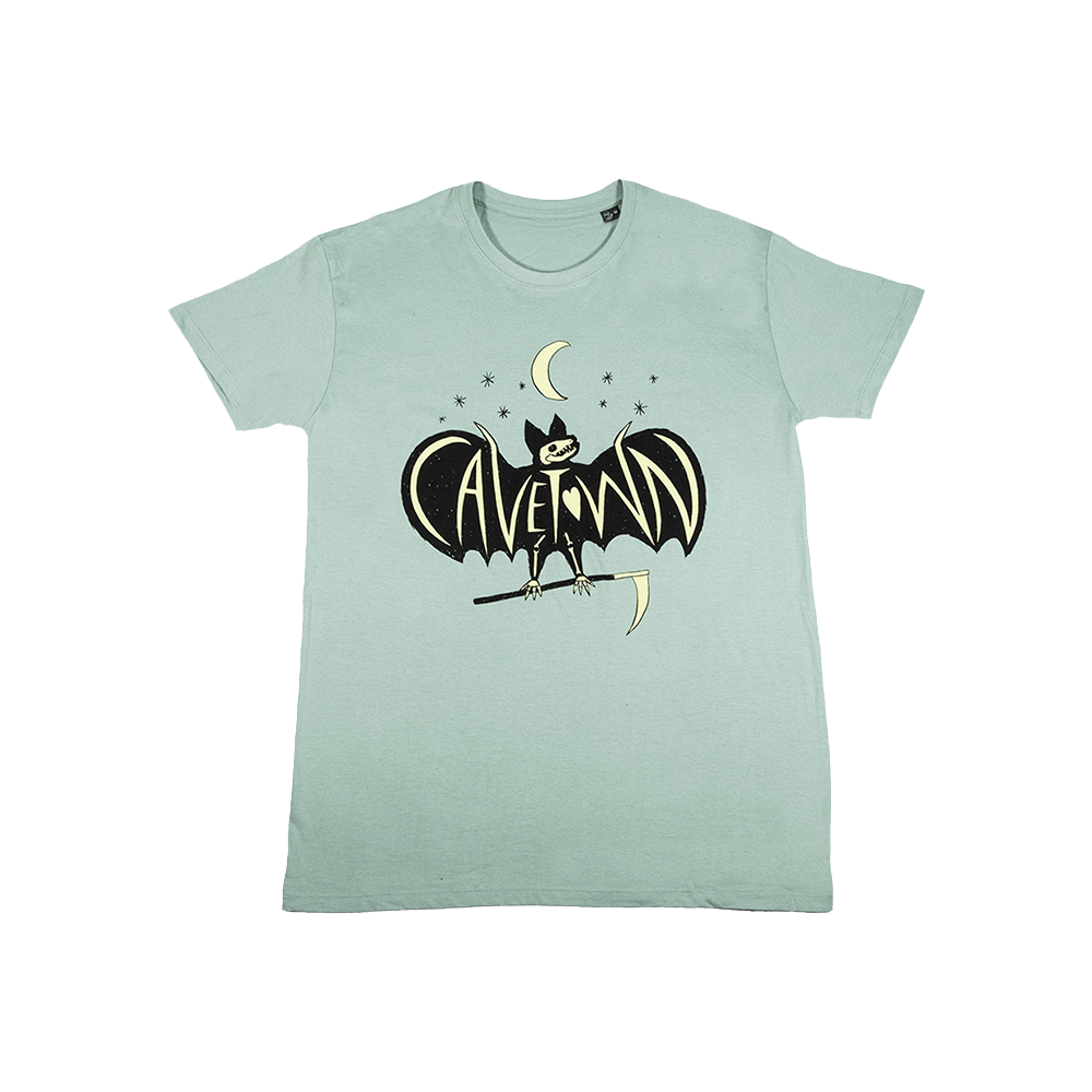 Bat Logo Tee - Sage (Kariban) image 0