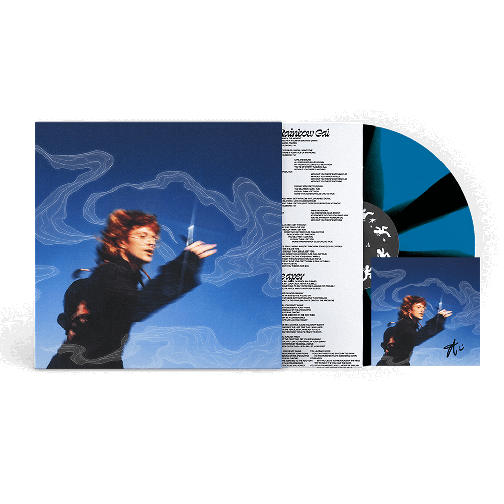 Running With Scissors Vinyl - Black/Blue Cornetto w/ Signed Art Card image 0