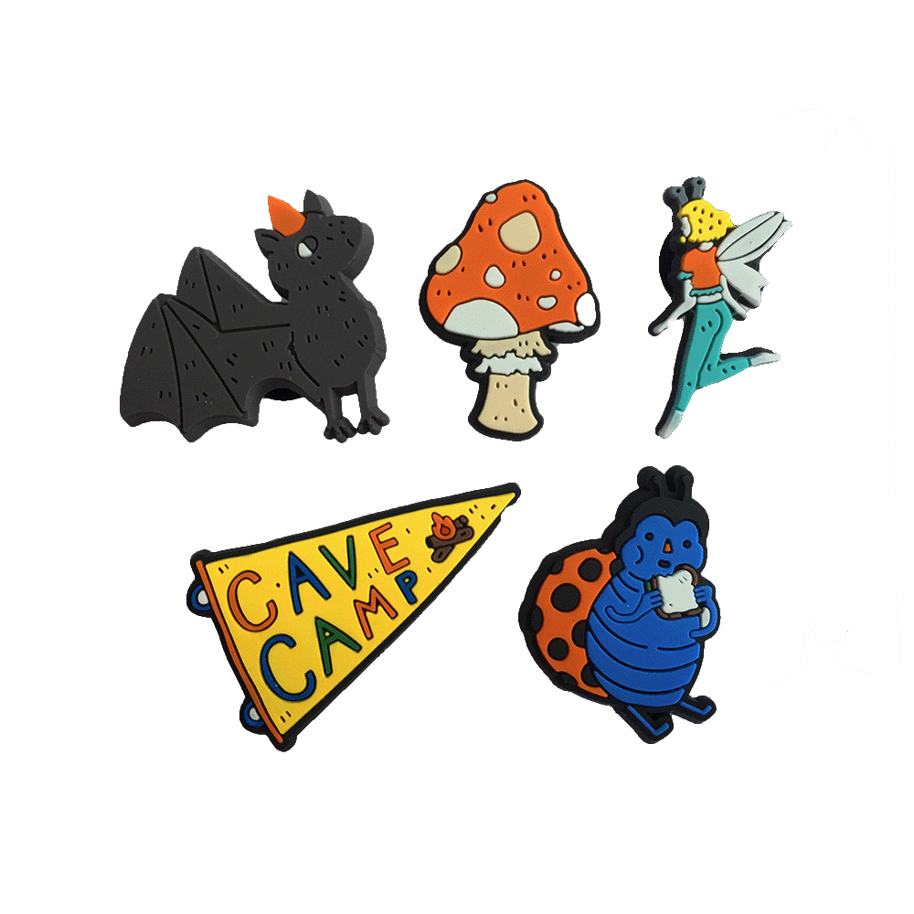 Cave Camp Croc Charms image 0